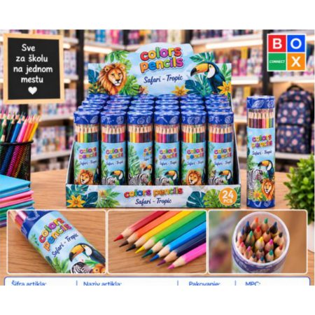Drvene bojice Safari-Tropic 1/12